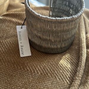 NWT Banana Republic Woven Silver Cuff | Aureus + Argent